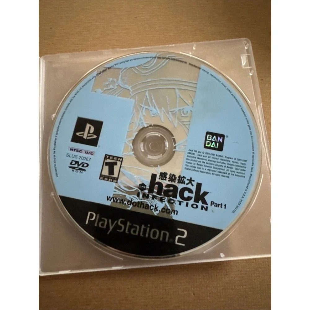 Ps2 Dot . Hack Infection Part 1 - Disc Only